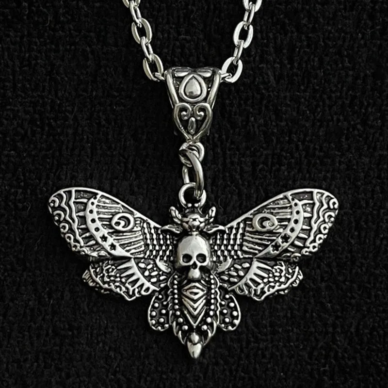 Vintage Moth Pendant