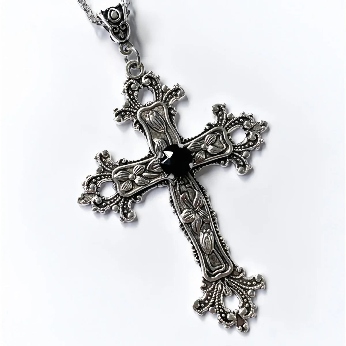Crystal Cross Pendant Necklaces