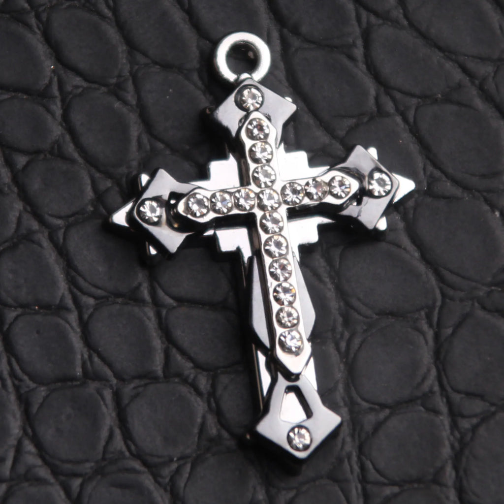 Titanium Steel Cross Necklace