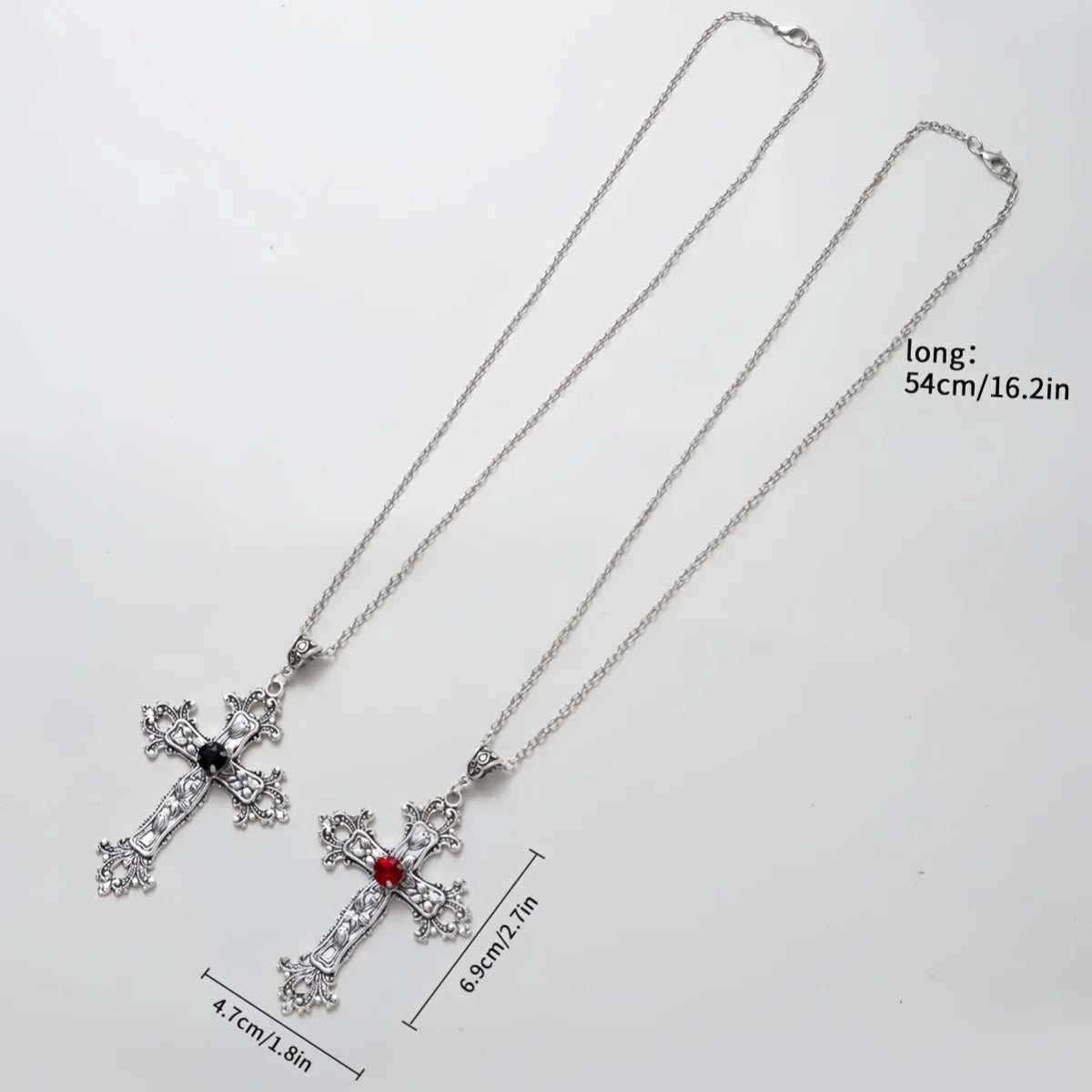Crystal Cross Pendant Necklaces