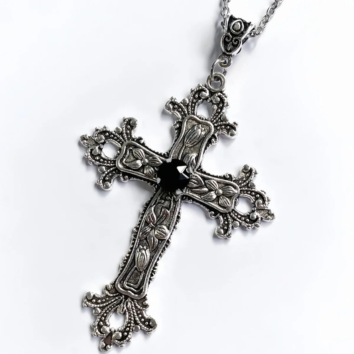 Crystal Cross Pendant Necklaces
