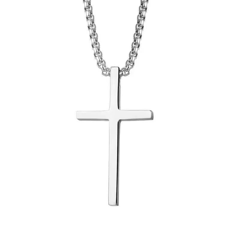 Cross Necklace Titanium Steel 